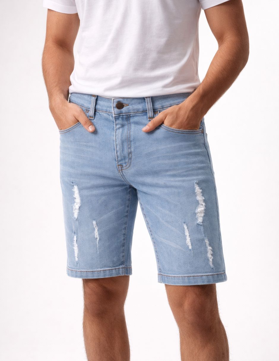Bermuda Denim de mezclilla para hombre Bermuda Denim de mezclilla para hombre